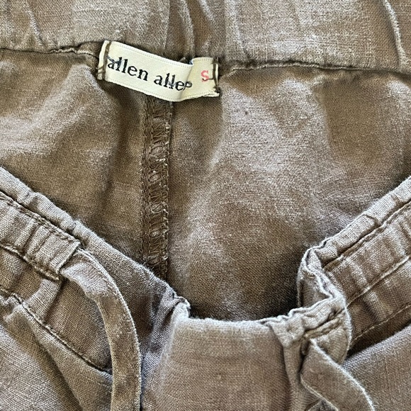 Drawstring linen multi-pocket pant - Picture 2 of 5